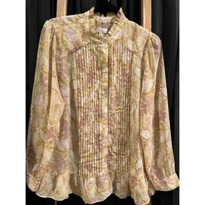 Lori Goldstein (LOGO) blouse S